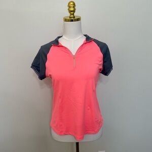 Annika Coral Pink Athletic Top